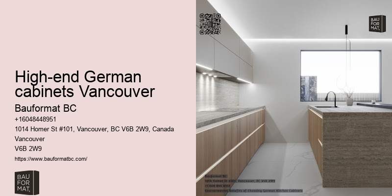 Best German kitchen trends Vancouver