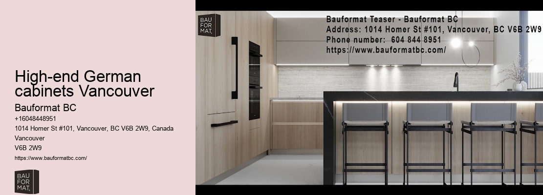 German kitchen cabinet collection Vancouver