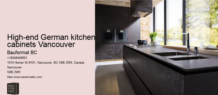German kitchen cabinet technology Vancouver