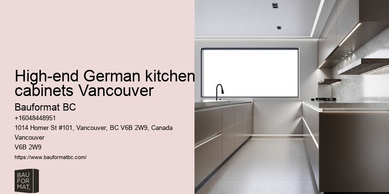 Premium German kitchens Vancouver