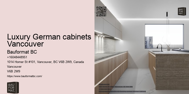 German kitchen cabinet customization Vancouver