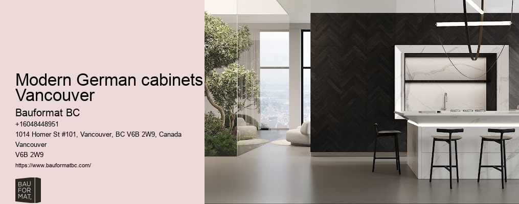 High-quality German kitchen comparisons Vancouver