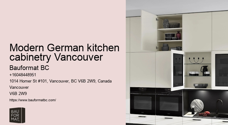 German kitchen display Vancouver