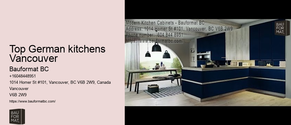 Luxury German kitchen comparisons Vancouver