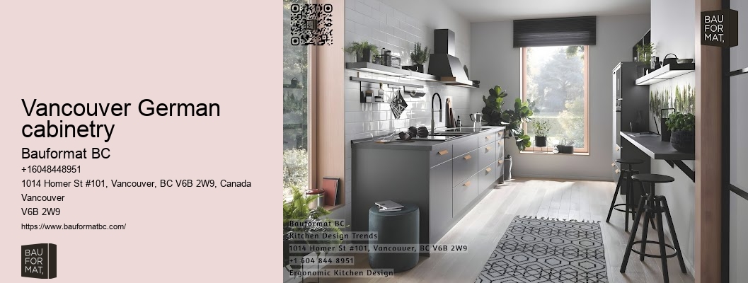German kitchen cabinet showroom Vancouver