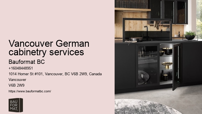 Minimalist German kitchen designs Vancouver