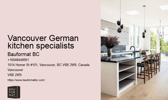 German cabinetry providers Vancouver