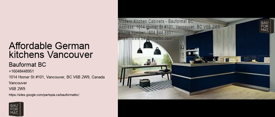 German kitchen cabinet sales Vancouver