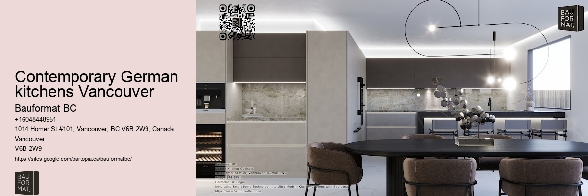 German kitchen cabinet design services Vancouver