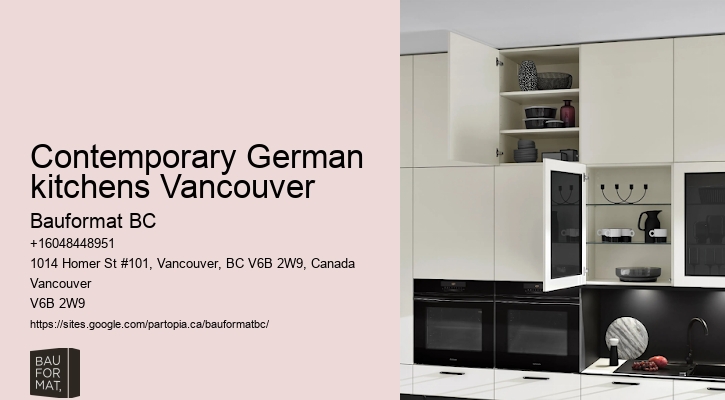 High-quality German cabinetry installations Vancouver