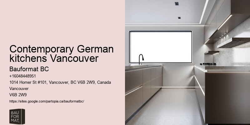 German cabinetry upgrades Vancouver