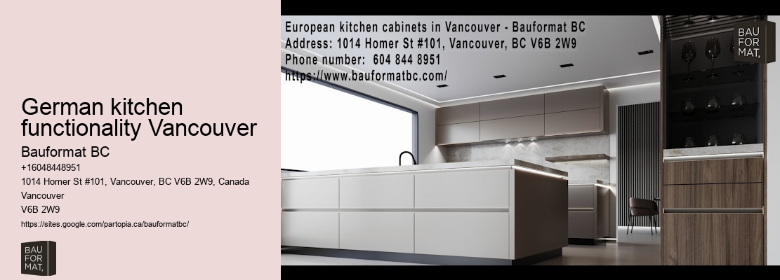 German kitchen renovation trends Vancouver