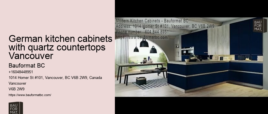 German kitchen cabinets with contemporary finishes Vancouver
