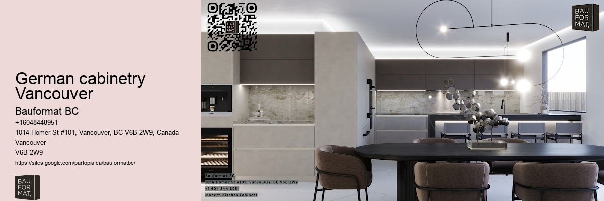 Find German kitchen cabinet showrooms nearby Vancouver