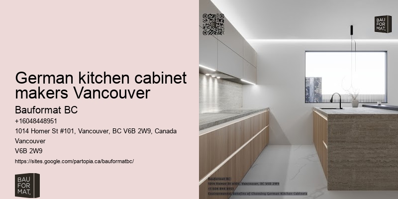 High-end German cabinets Vancouver
