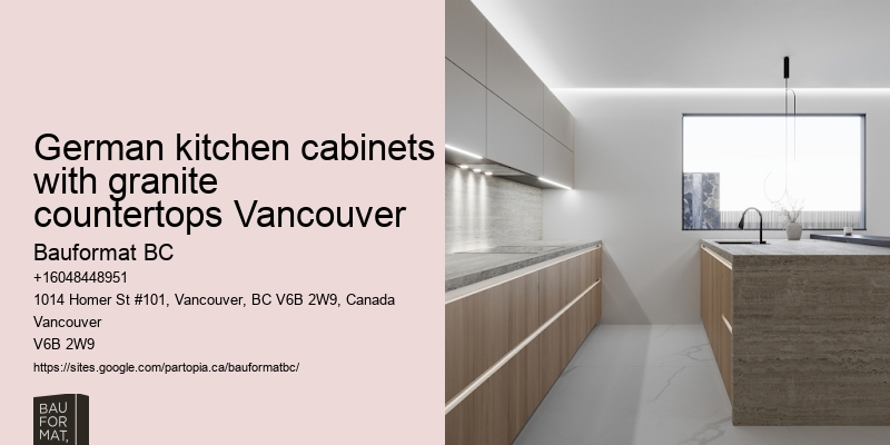 Find top-rated German kitchen cabinet showrooms near Vancouver