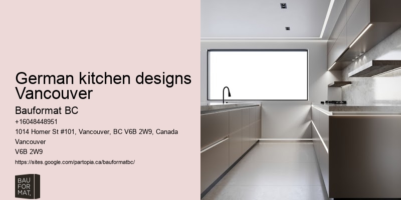German kitchen cabinets with vintage appeal Vancouver