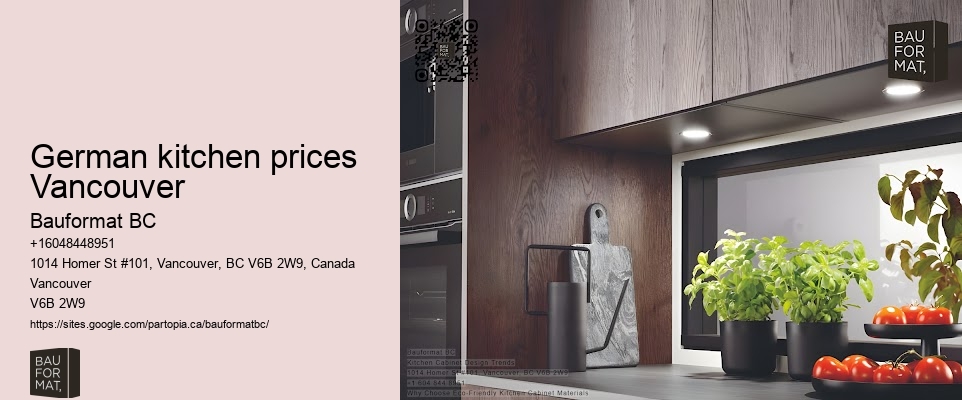 German kitchen prices Vancouver
