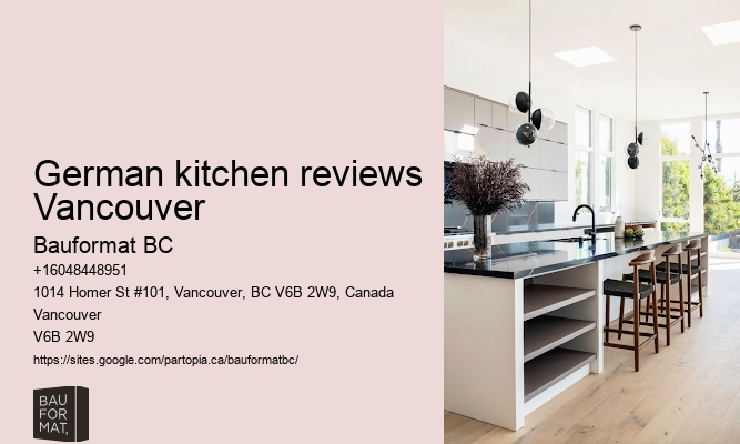 German kitchen cabinets wood finish Vancouver