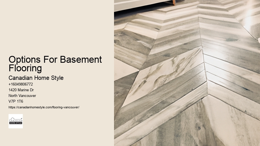 Options For Basement Flooring