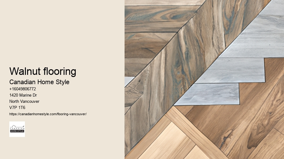Walnut flooring