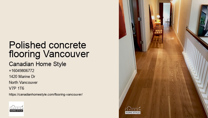 Polished concrete flooring Vancouver