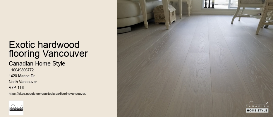 Contemporary flooring Vancouver