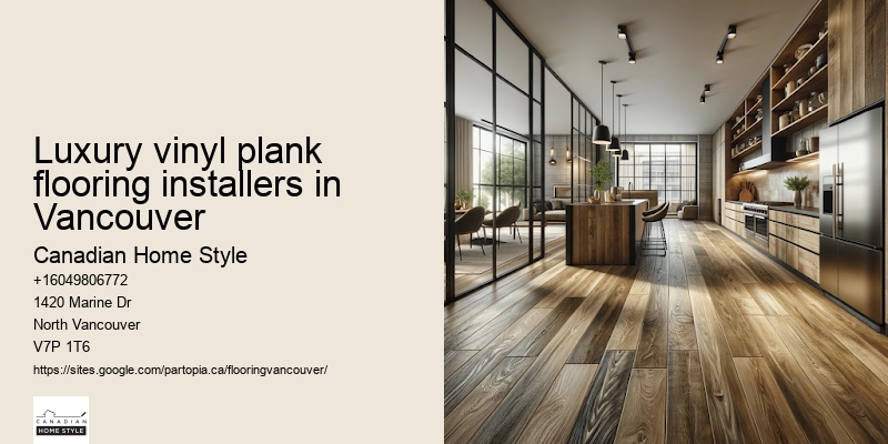 Luxury vinyl plank flooring installers in Vancouver