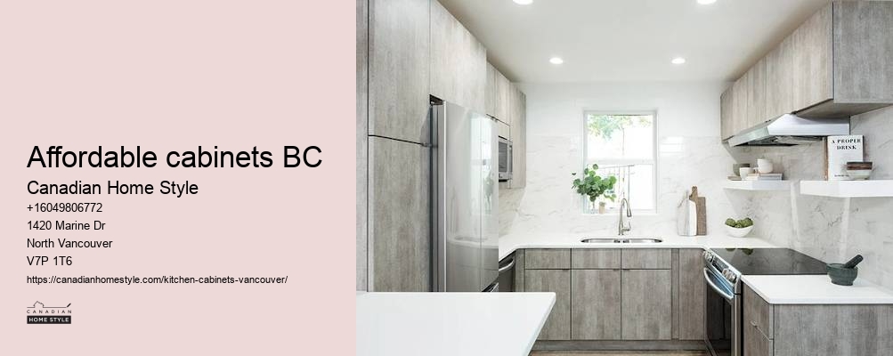 Modern kitchen remodel BC