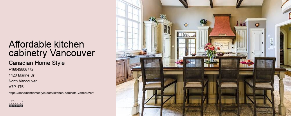 Custom kitchen cabinets Vancouver BC