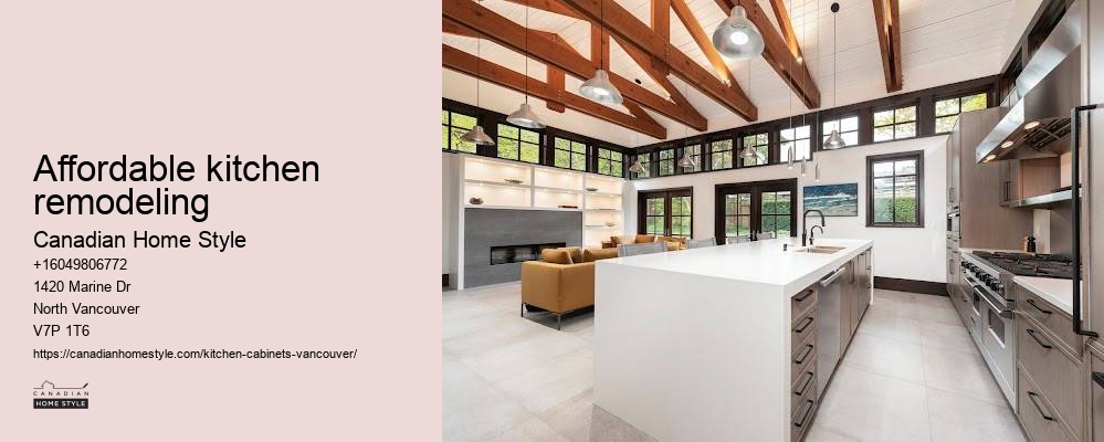 Customized kitchen design BC