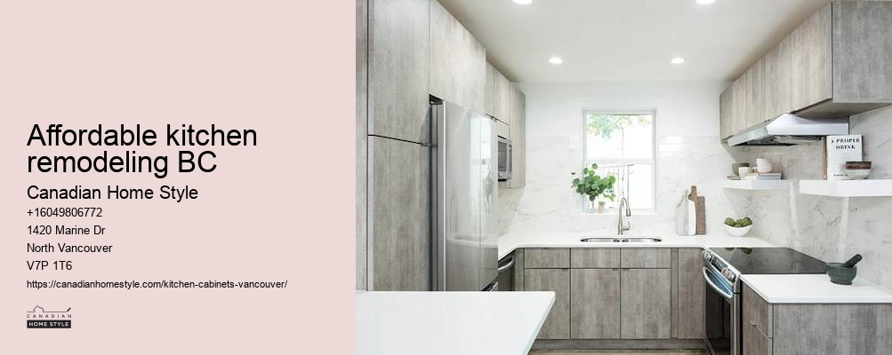 Affordable kitchen remodeling in Vancouver