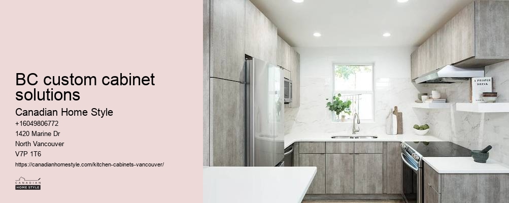 Sustainable kitchen cabinets Vancouver