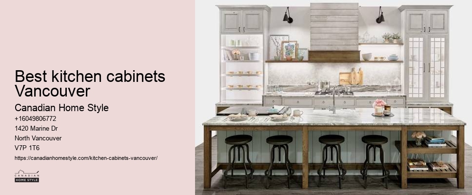 Modern kitchen design Vancouver BC