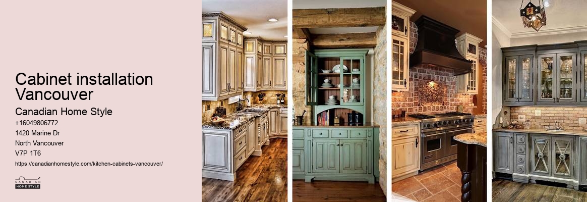 Cabinet installation Vancouver