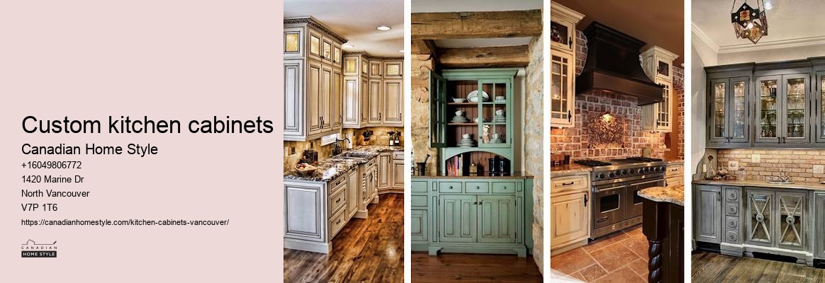 Custom kitchen cabinets