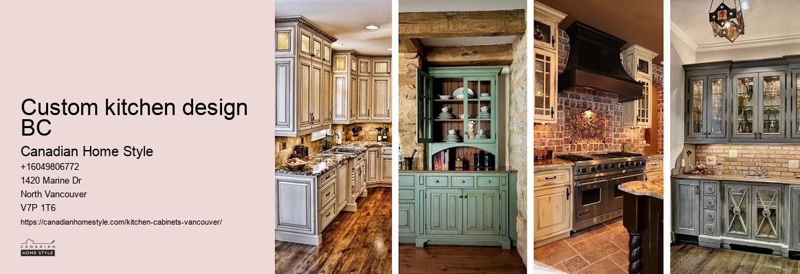 Custom kitchen design BC
