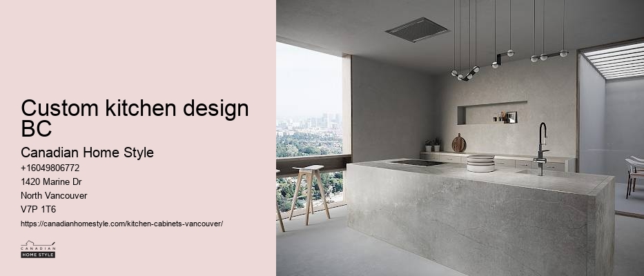 Custom kitchen cabinetry in Vancouver