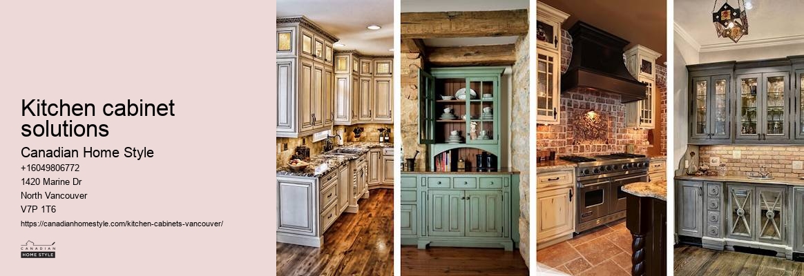 Kitchen cabinet solutions