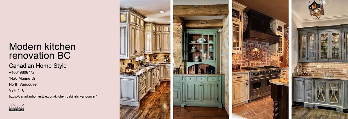 Modern kitchen renovation BC