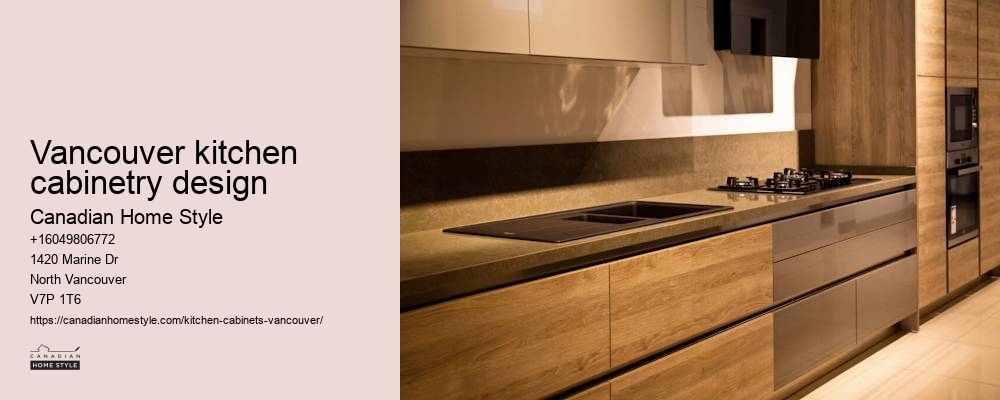 Elegant kitchen cabinets Vancouver