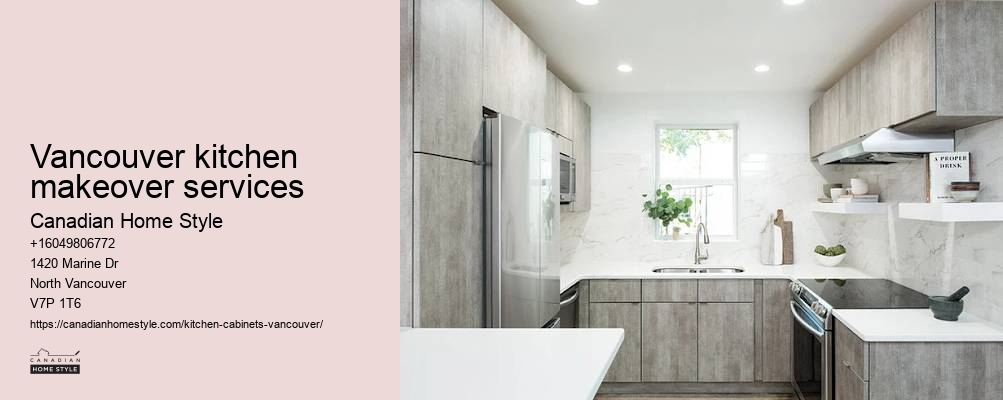 Modern kitchen design Vancouver BC