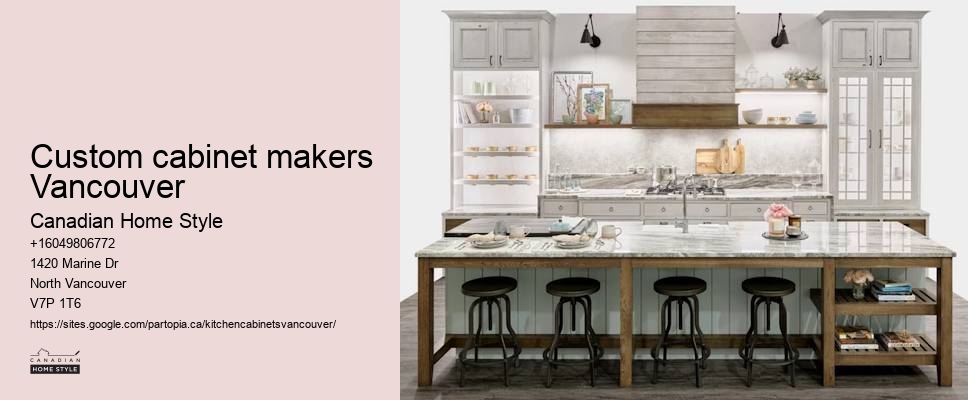 Modern custom kitchen design Vancouver