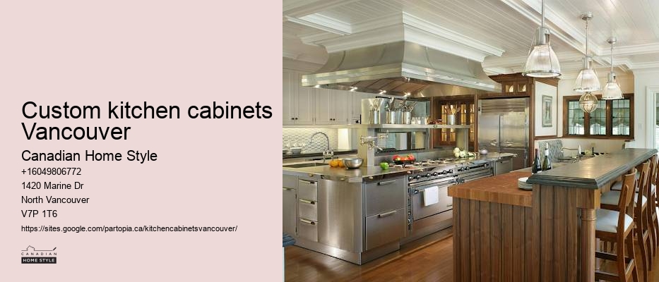 Custom kitchen cabinet installation Vancouver