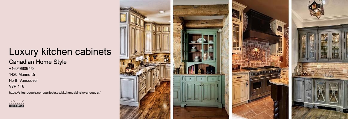 Luxury kitchen cabinets
