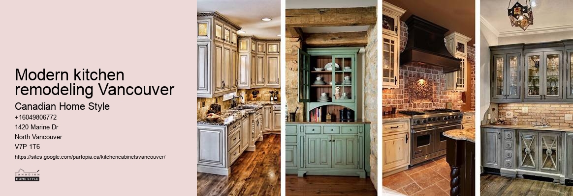 Modern kitchen remodeling Vancouver