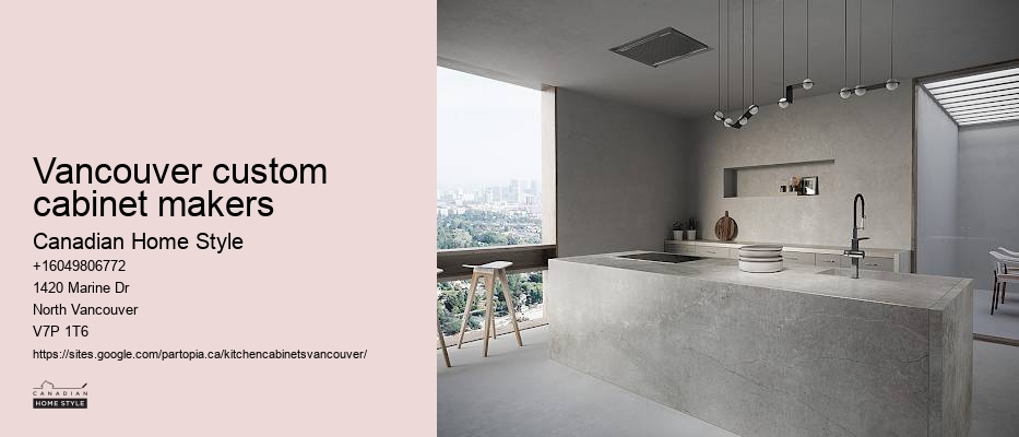 Vancouver kitchen cabinet showroom