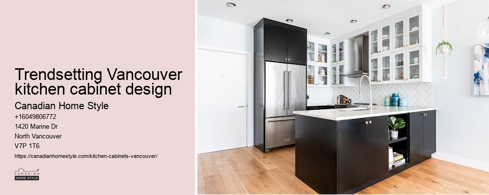 Sleek kitchen cabinets Vancouver BC