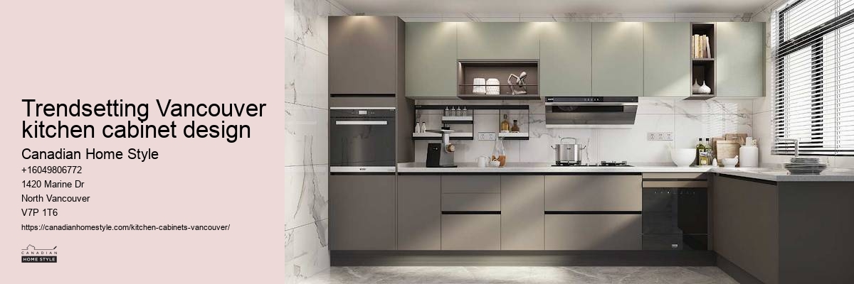 Stylish kitchen cabinets Vancouver BC