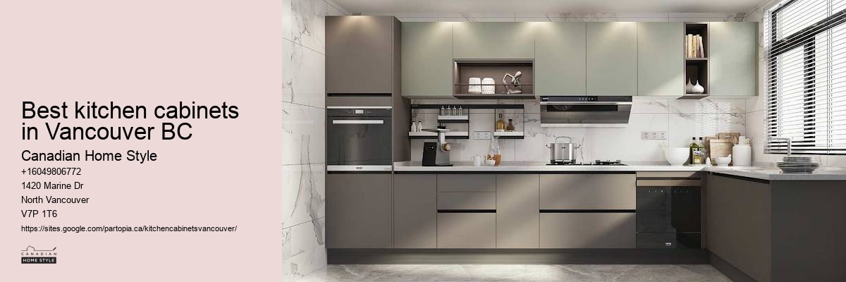 Innovative Vancouver kitchen cabinet design